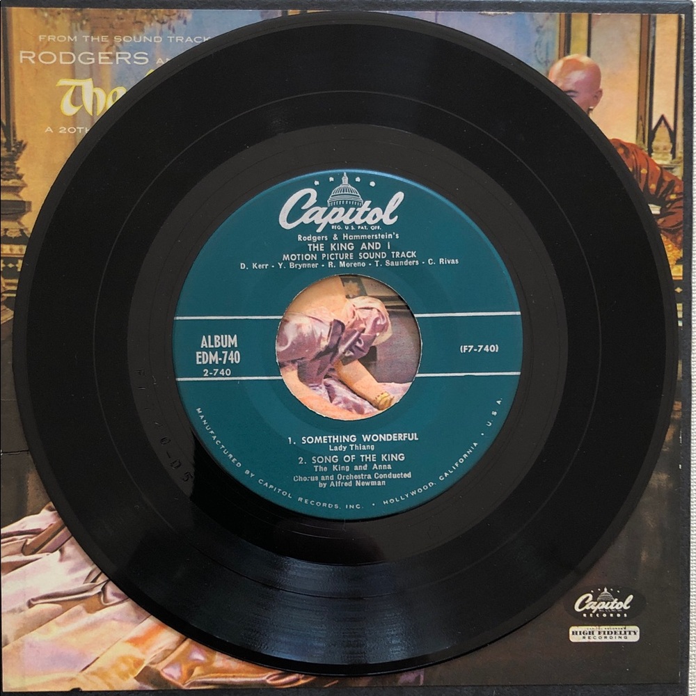 The King and I Soundtrack Vinyl Vinyl 45 4x Record Set '56 - Picture 14 of 16
